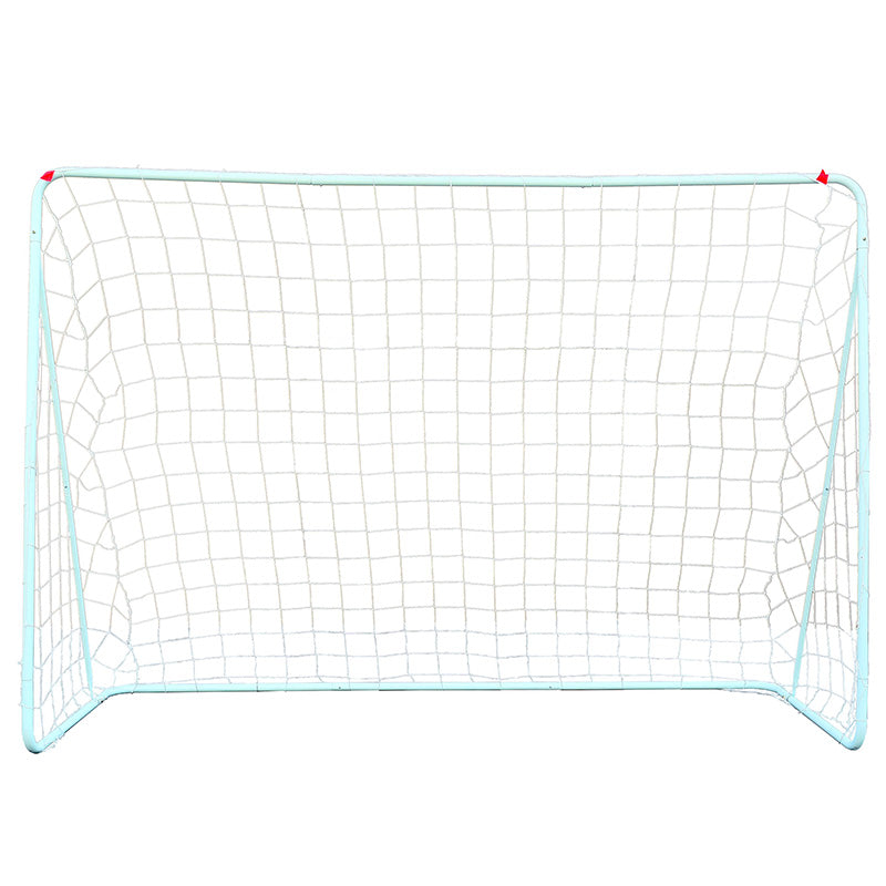 Arco de futbol con red de portería