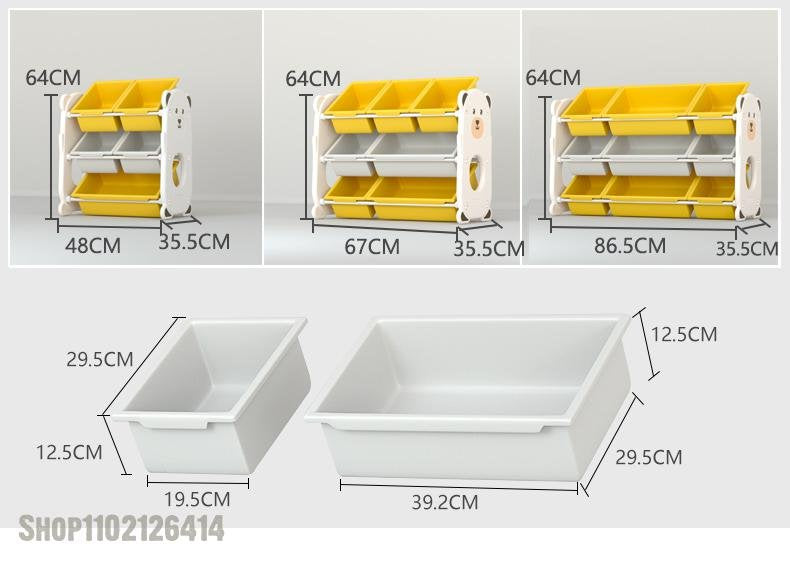 Estante Organizador 9 Canastos Para Orden De Juguetes