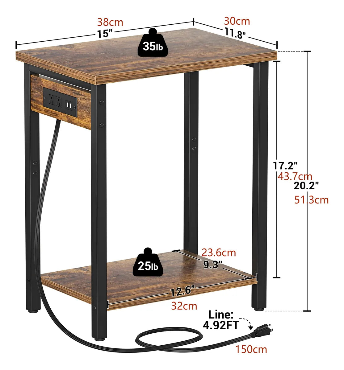 Mesas Auxiliares X 2 Living Dormitorio