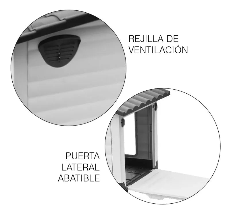 Casa Cucha Perro Chico-mediano Térmica Con Puerta