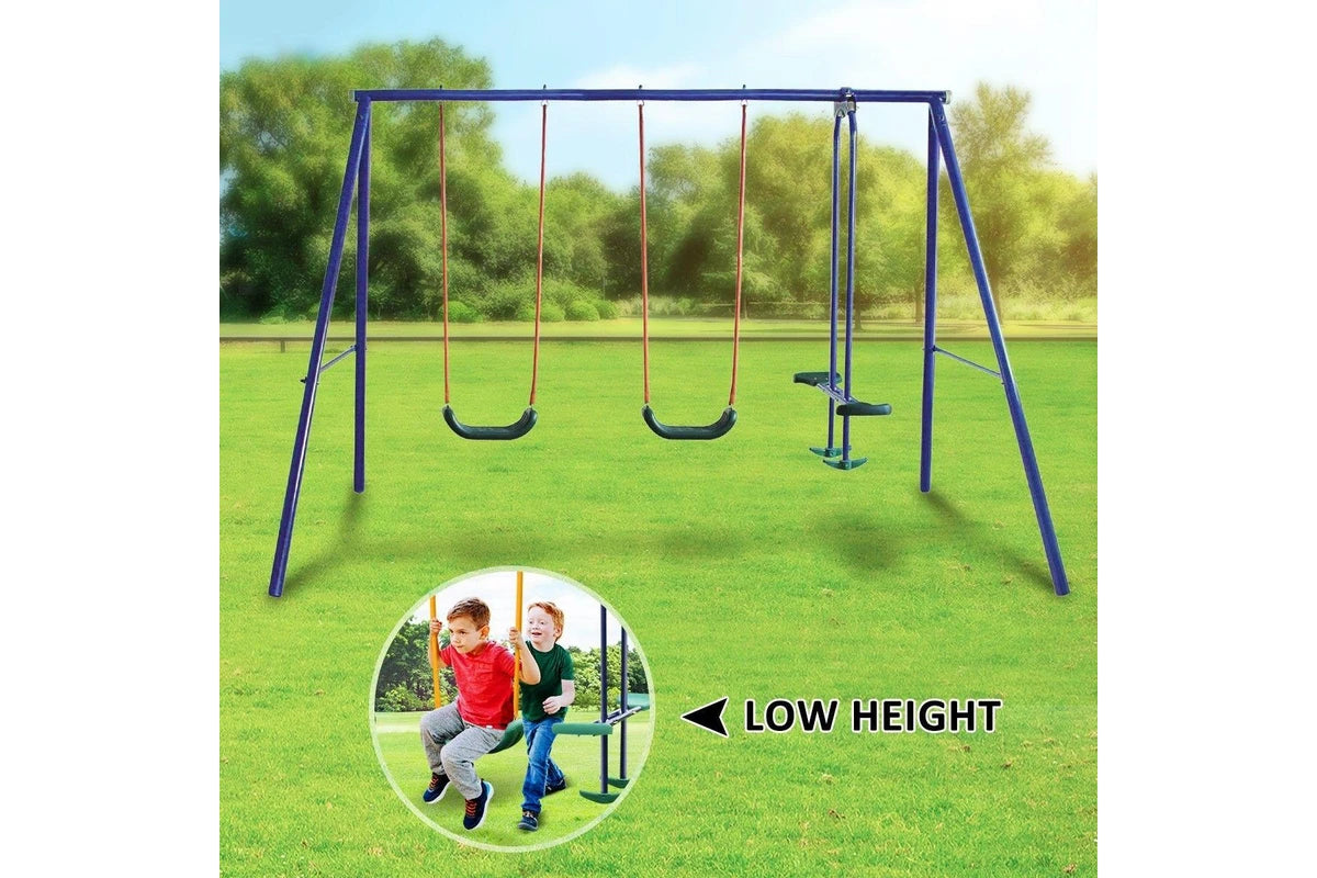 Juego de columpios