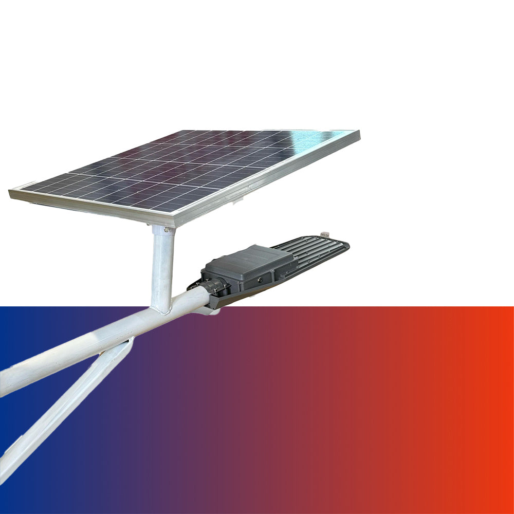 Foco Led Solar Vía Púbica 500w Exterior Blanco Frío