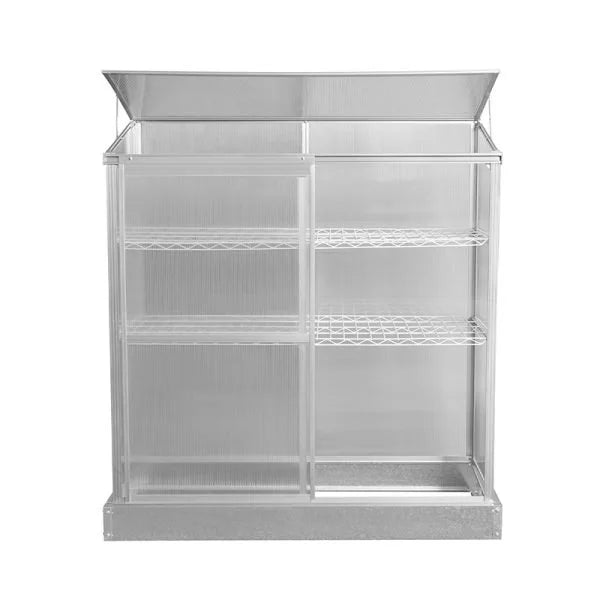 Invernadero Grow Hogar Aluminio Polycarbonato 1.5m2 Plantas