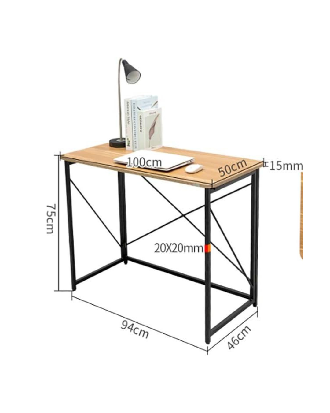 Escritorio Mesa Computadora de patas Plegables
