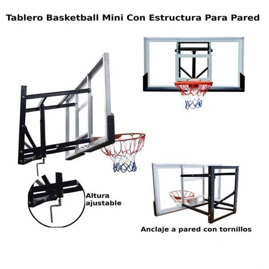 Tablero Basquetbol para pared