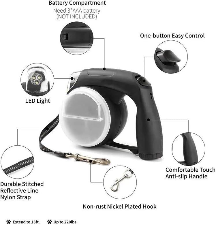 Correa para perros 4 en 1