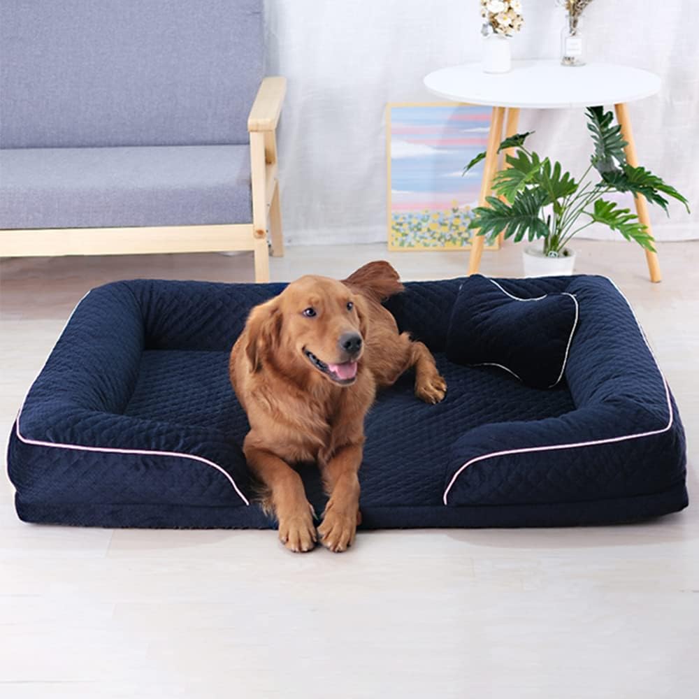 Cama para mascotas XXL c/ almohada