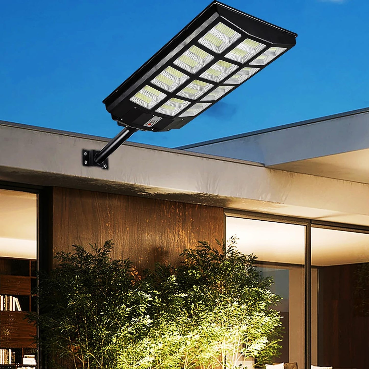 Foco Led Solar 800w Con Control + Soporte