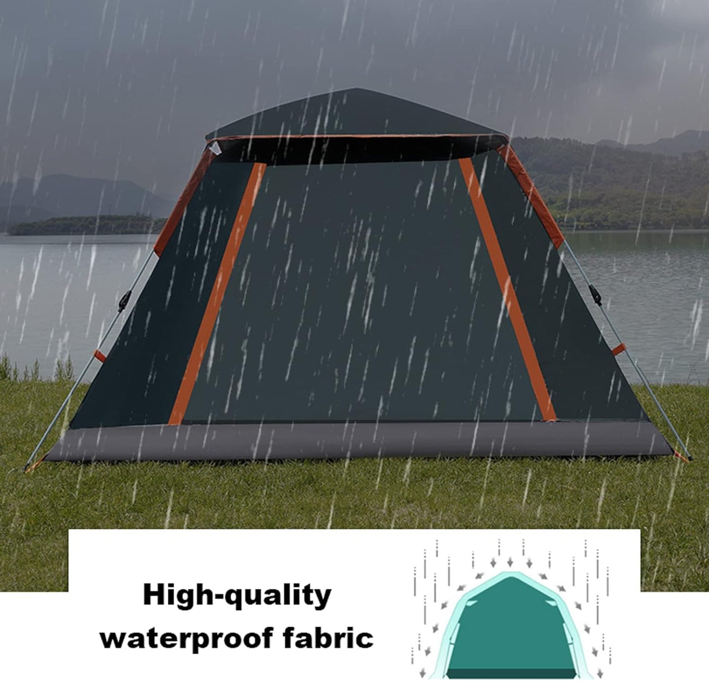 Carpa Familiar Camping 6 Personas Oxford