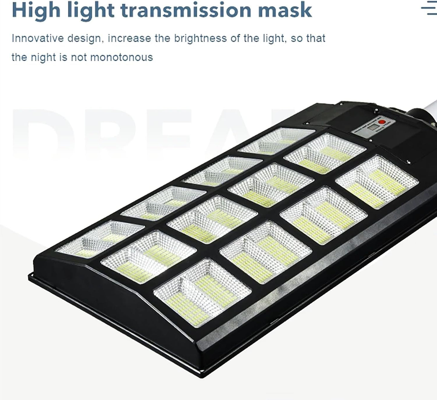 Foco Led Solar 800w Con Control + Soporte