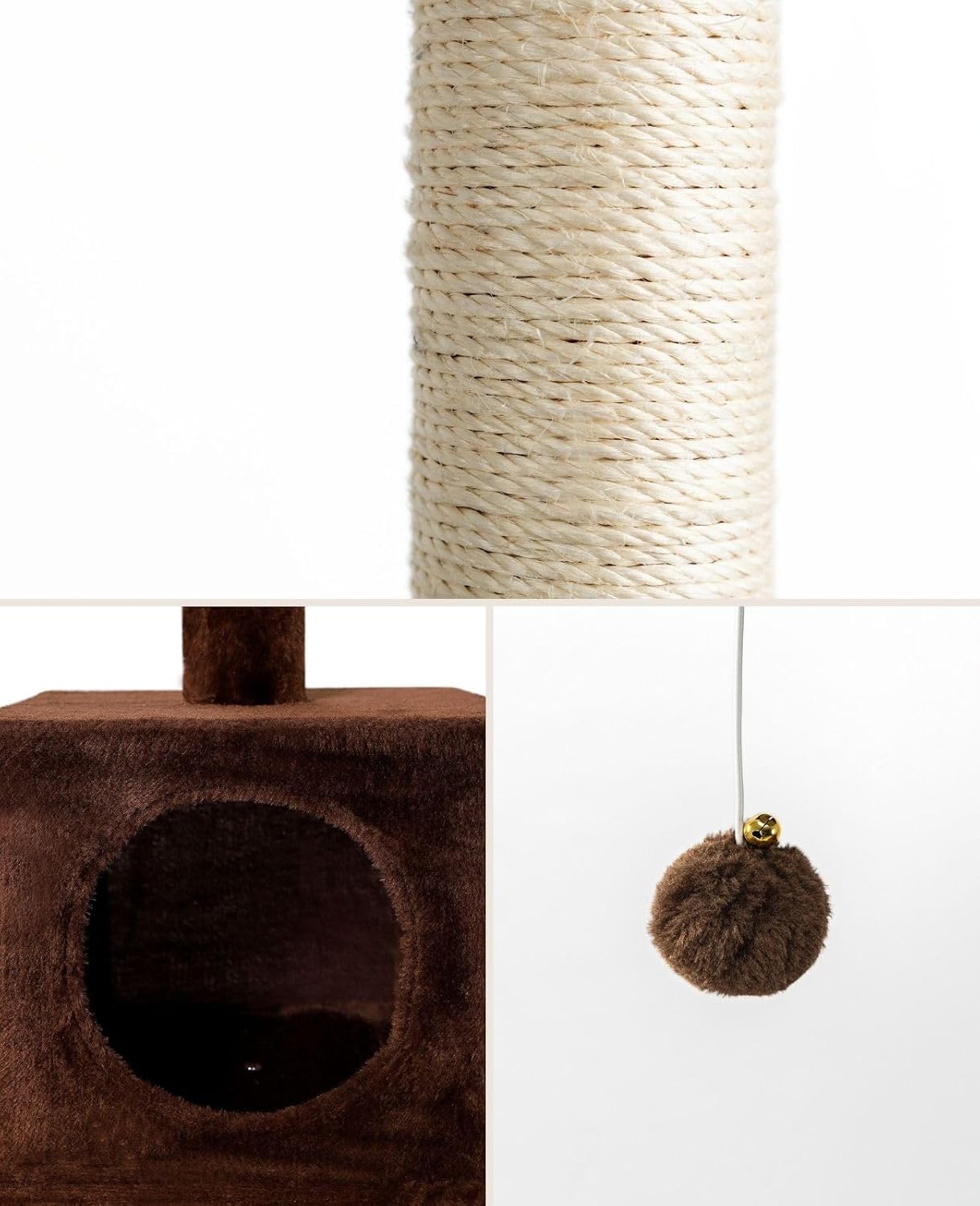 Rascador Para Gatos Torre Tres Pisos