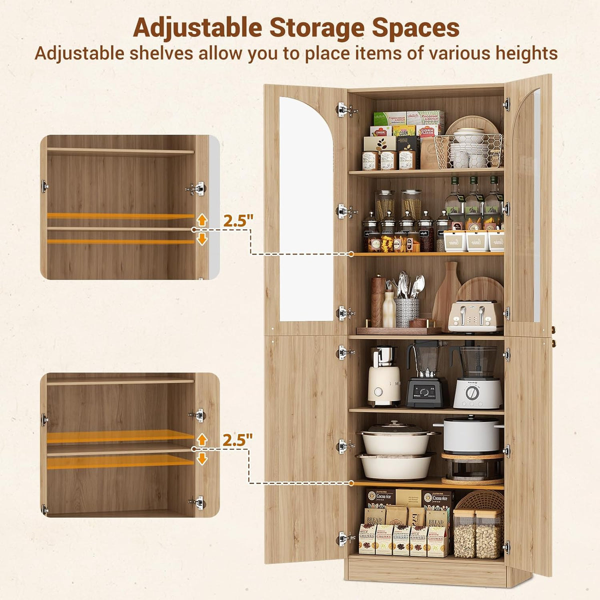 Armario Alacena Multiuso 4 Puertas