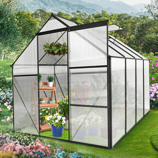 Invernadero Grow 4.8m2 Aluminio Polycarbonato Hogar