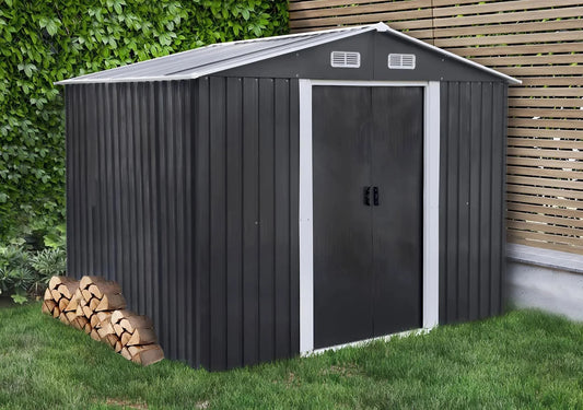 Galpón Chapa Galvanizada 3.8m2 Jardín Exterior