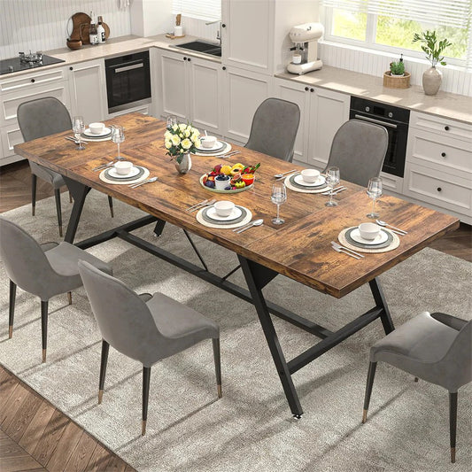 Mesa Comedor Rustica 6 Personas