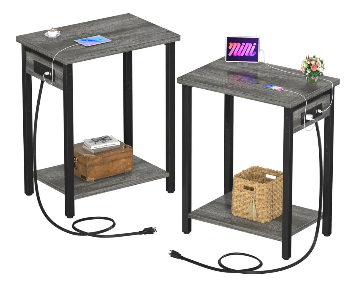 Mesas Auxiliares X 2 Living Dormitorio