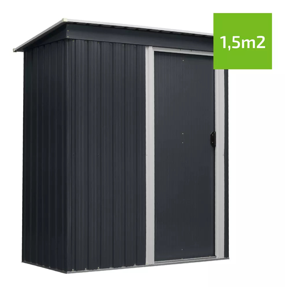 Galpón Chapa Galvanizada 1.5m2 Exterior Jardín