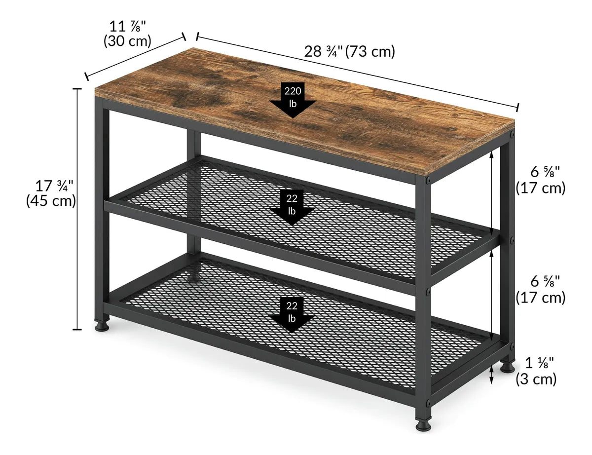 Zapatera 3 Niveles, Organizador, Repisa