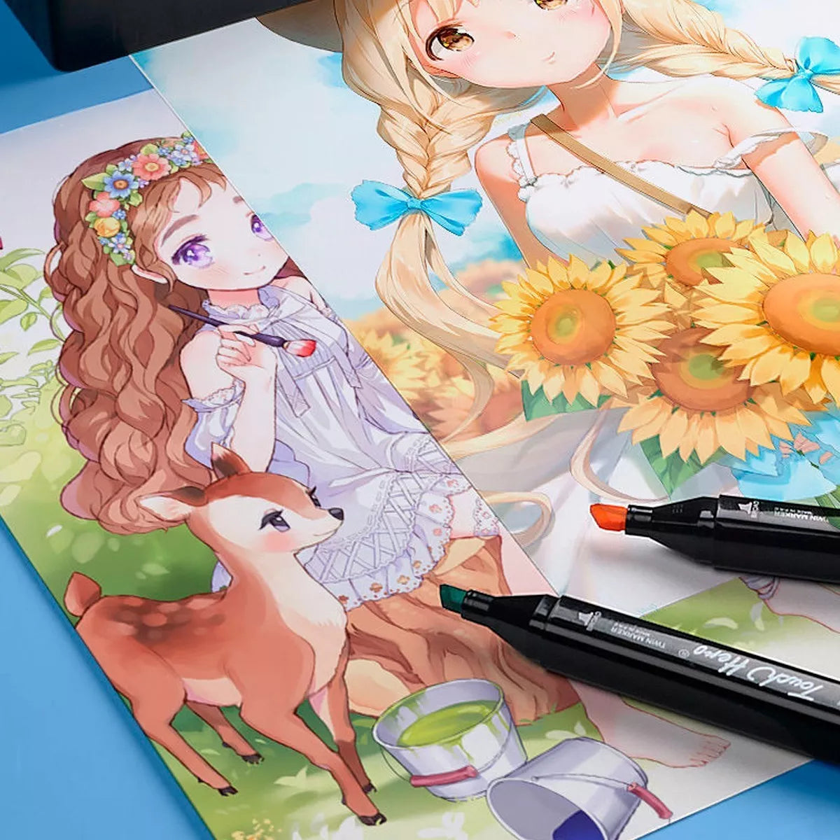 Marcador Con Doble Punta  X 168