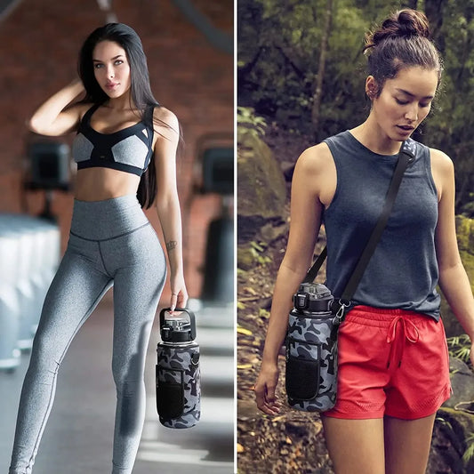 Botella/ Funda Neopreno Deportiva Fitness 2 Litros