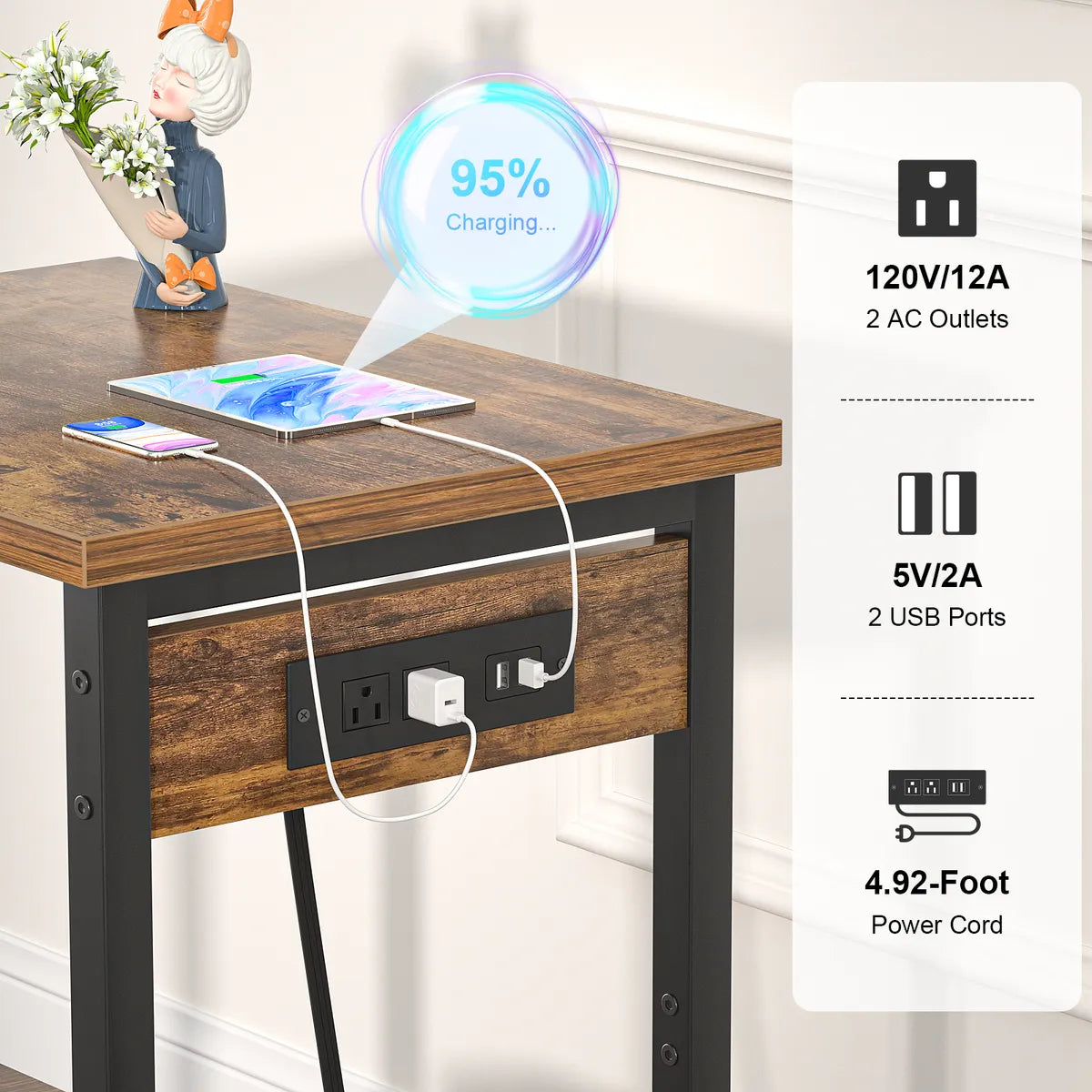 Mesas Auxiliares X 2 Living Dormitorio