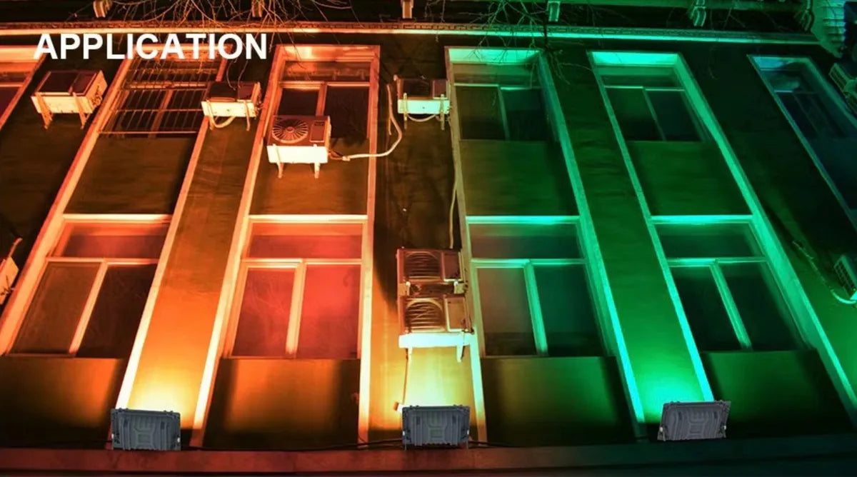 Foco Reflector Solar 200w Rgb Panel Y Control + Bluetooth