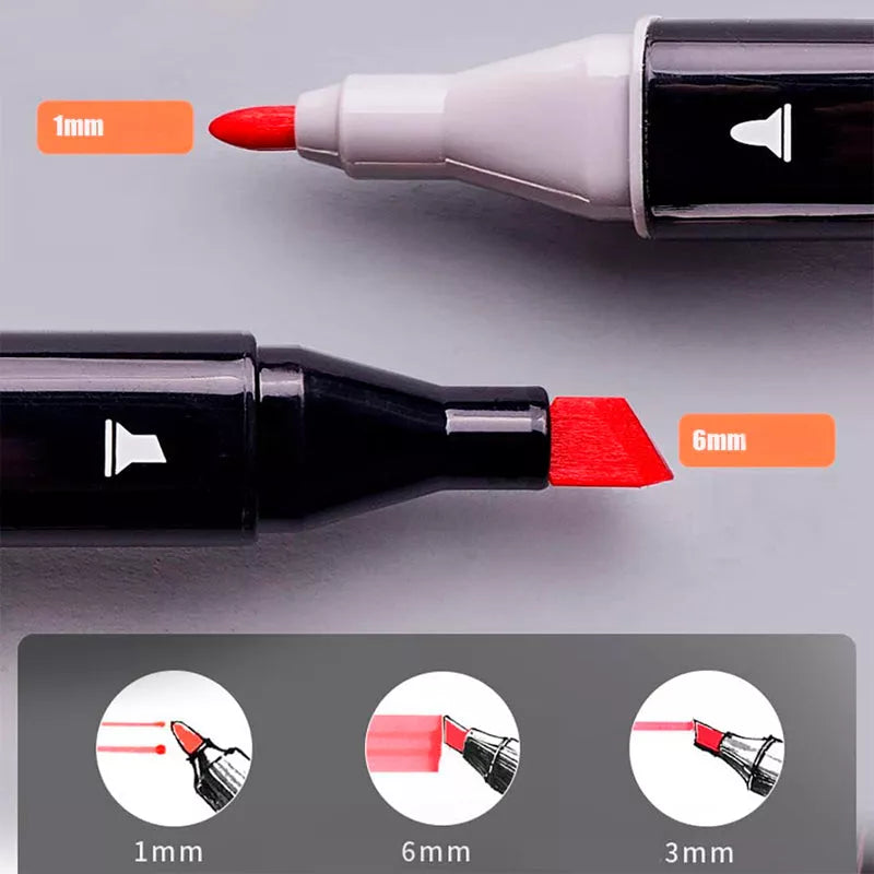 Marcador Doble Punta Touch Pack80