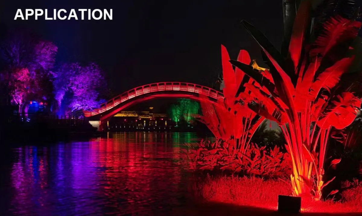 Foco Reflector Solar 200w Rgb Panel Y Control + Bluetooth