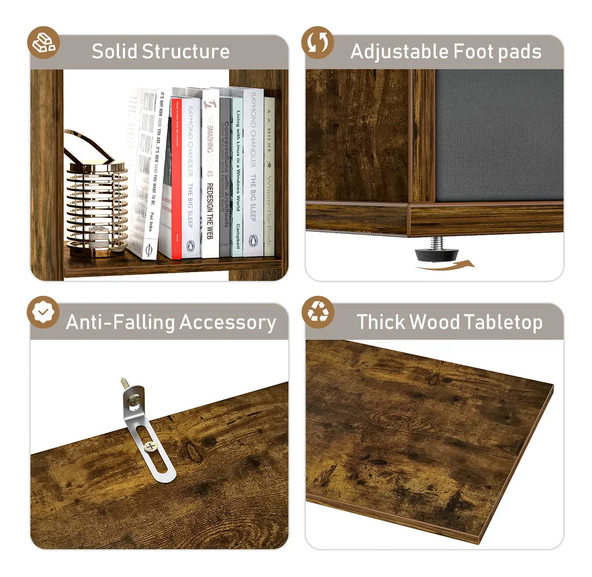 Estantería Biblioteca Repisa 7 Estantes 1 Cajón