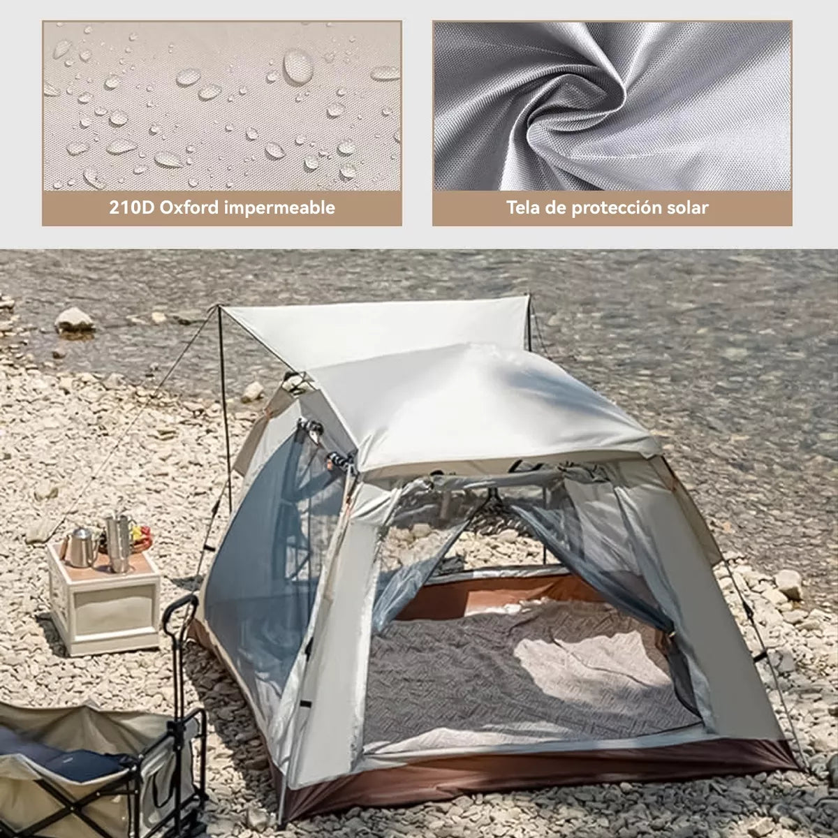 Carpa Familiar Camping 6 Personas Oxford