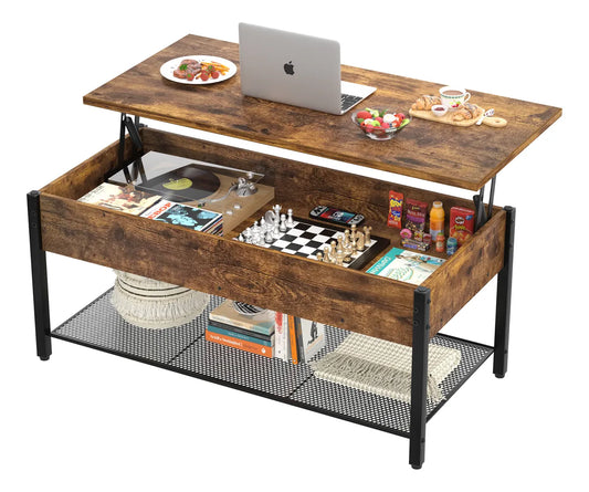 Mesa Ratona De Centro Con Tapa Aérea Multifunción Berdeal