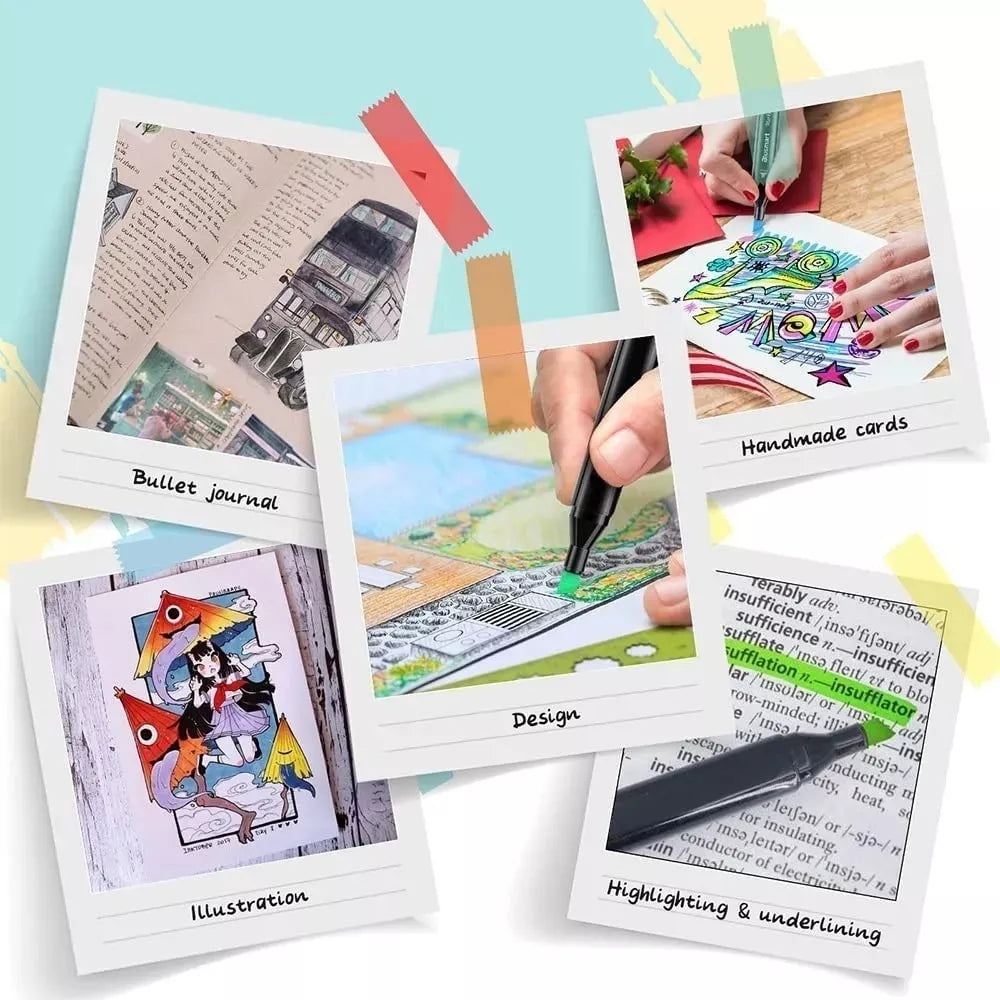 Marcador Con Doble Punta  X 168