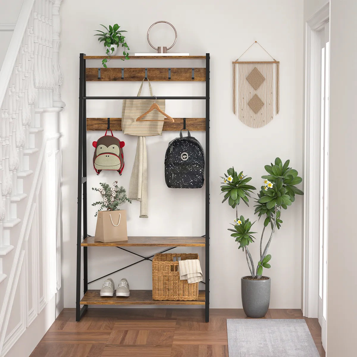 Perchero Despojador Estantes Ropa Dormitorio Living