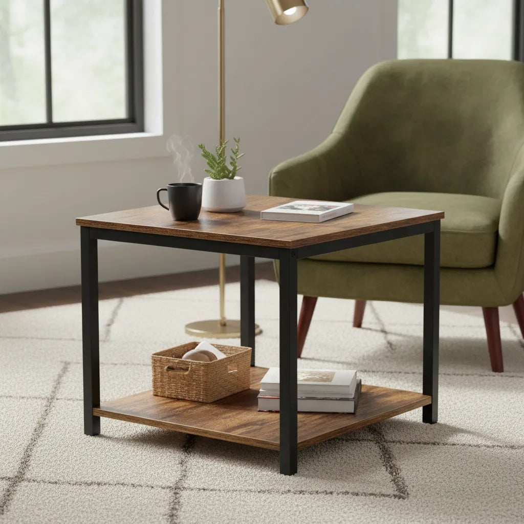 Mesa Ratona Central Living Mueble Madera