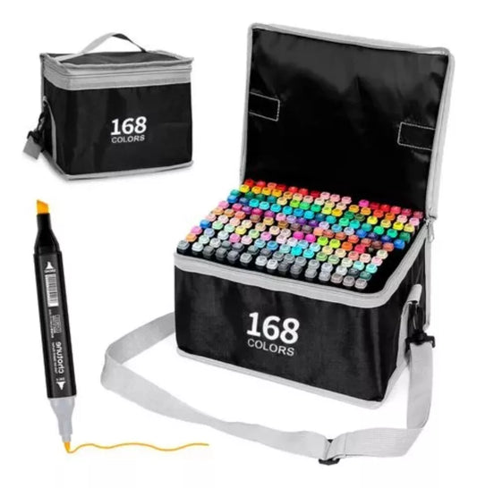 Marcador Con Doble Punta  X 168