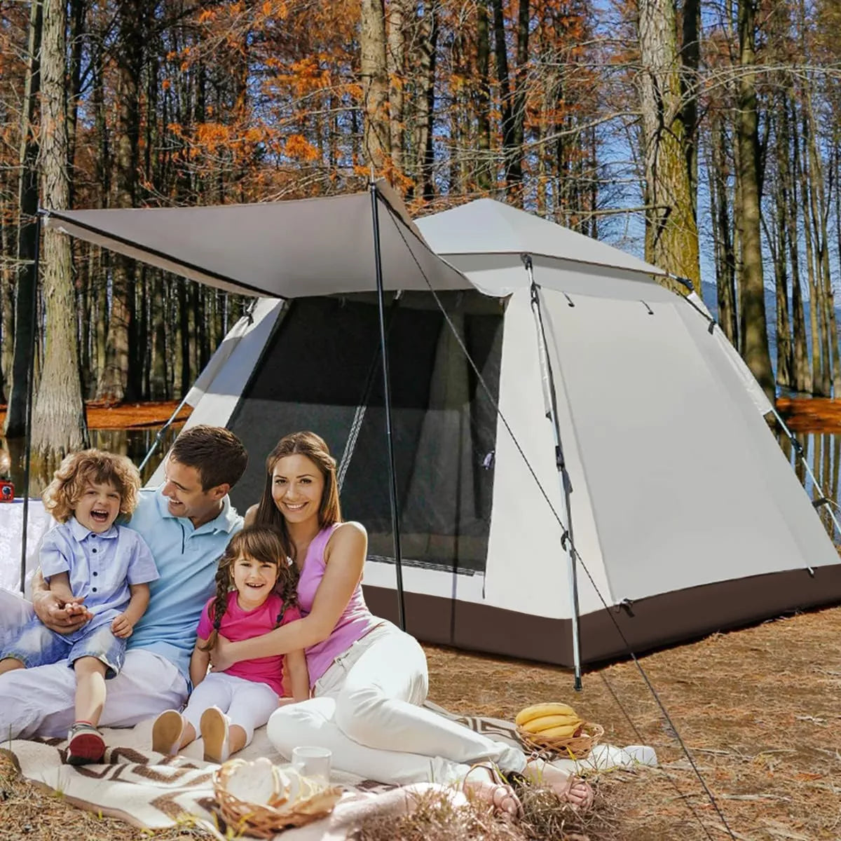 Carpa Familiar Camping 6 Personas Oxford