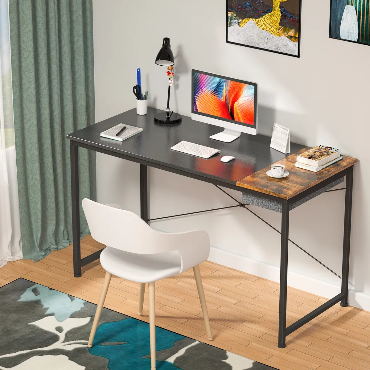 Escritorio De Oficina Dormitorio Con Cajón