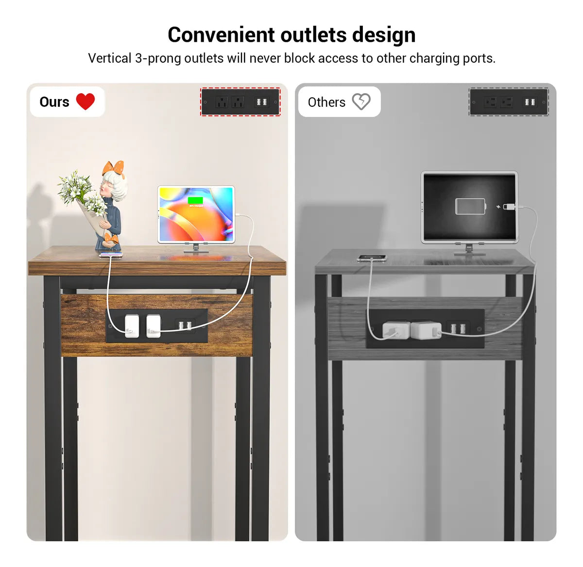 Mesas Auxiliares X 2 Living Dormitorio