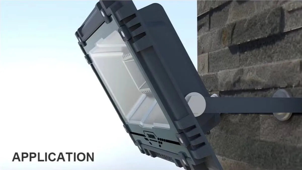 Foco Reflector Solar 200w Rgb Panel Y Control + Bluetooth