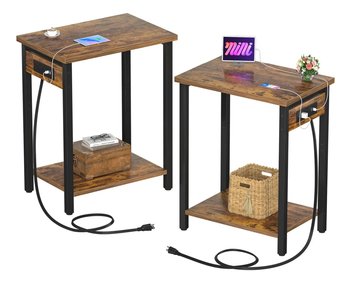 Mesas Auxiliares X 2 Living Dormitorio