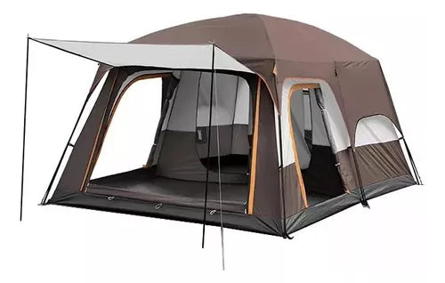 Carpa Camping 5 A 12 Pers 2 Habitaciones 1 Living Impermeable