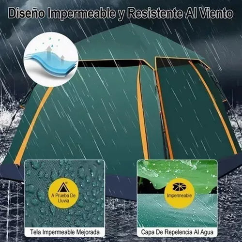 Carpa Familiar Camping 6 Personas Oxford