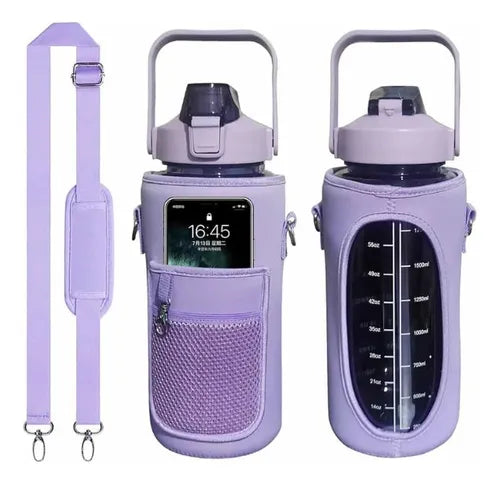 Botella/ Funda Neopreno Deportiva Fitness 2 Litros