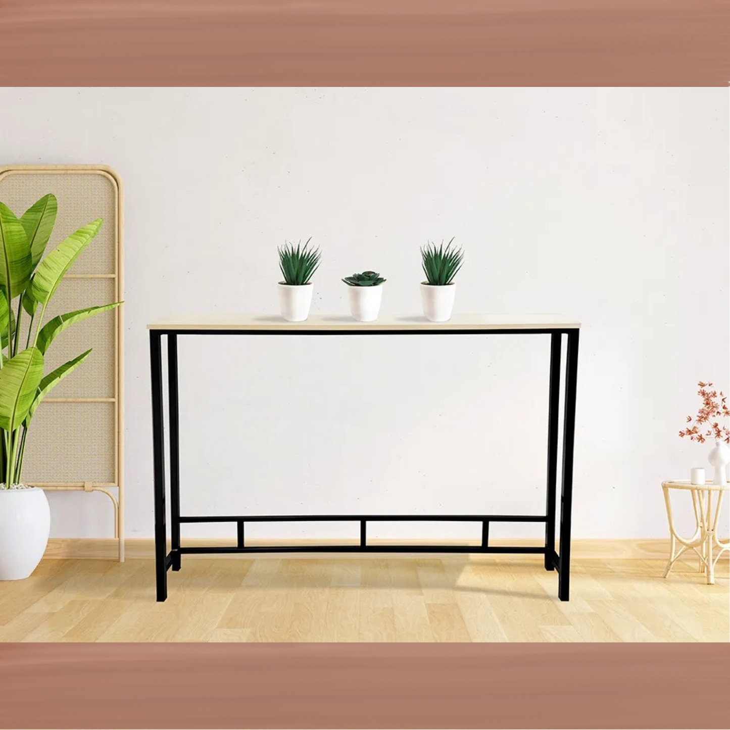 Mesa Alta De Apoyo Arrime Recibidor De Pared