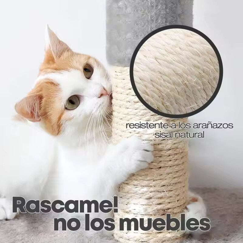 Rascador Para Gatos Torre Tres Pisos