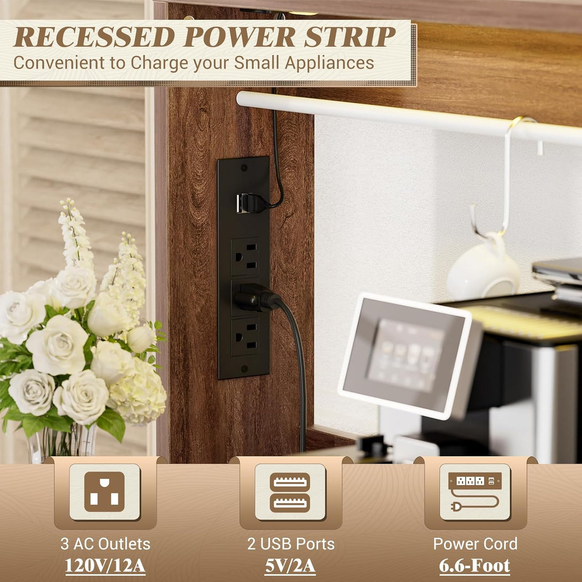 Mueble Bar Rustico Led Puerta Granero - PRÓXIMO INGRESO