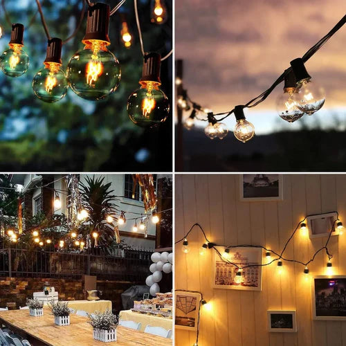 Guirnalda Guía Luces 25+1 Exterior 7.62mts