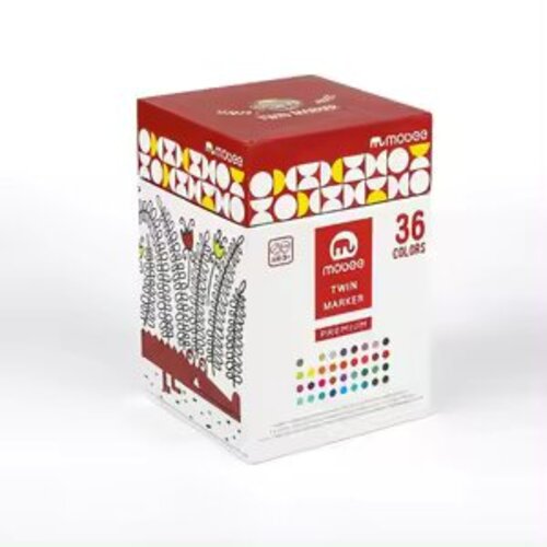 Marcadores Profesionales Doble Punta Mobee 36 Colores