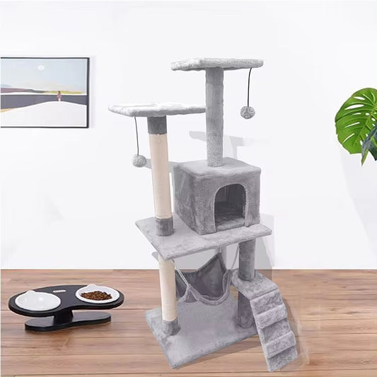 Rascador Para Gatos Torre Tres Pisos