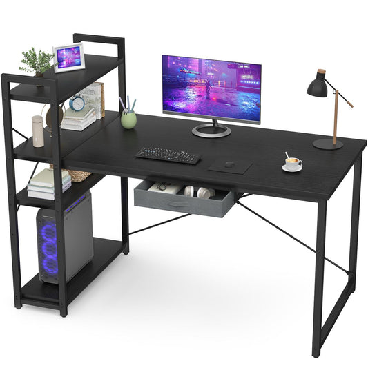 Escritorio Estantería Repisa y Cajón